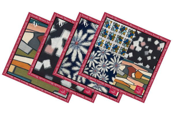 伊勢崎銘仙柄　オリジナルメガネ拭き